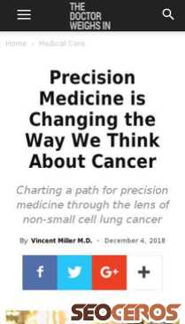 thedoctorweighsin.com/precision-medicine-non-small-cell-lung-cancer mobil förhandsvisning