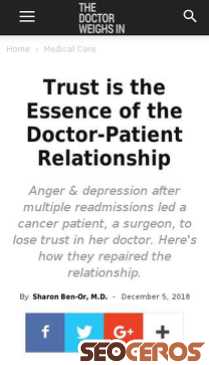 thedoctorweighsin.com/repairl-doctor-patient-relationship mobil Vista previa