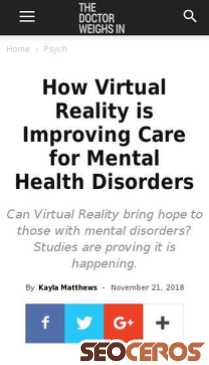 thedoctorweighsin.com/vr-mental-health mobil förhandsvisning