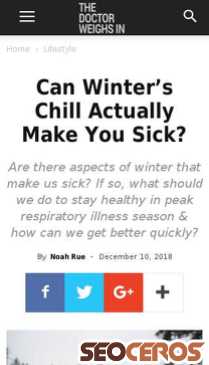 thedoctorweighsin.com/winter-chill-make-you-sick mobil förhandsvisning