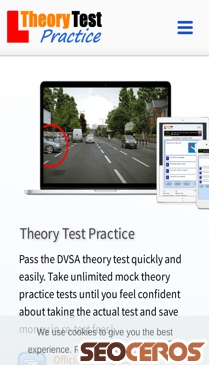 theorytestpractice.co.uk mobil prikaz slike