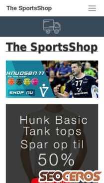 thesportsshop.dk mobil náhled obrázku