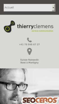 thierryclemens.ch mobil preview