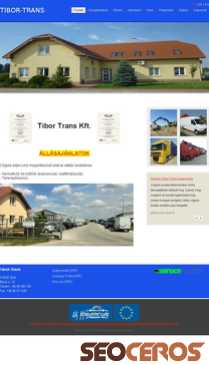 tibortrans.hu mobil előnézeti kép