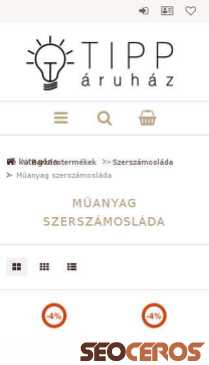 tipparuhaz.hu/kategoria/muanyag_szerszamoslada mobil förhandsvisning