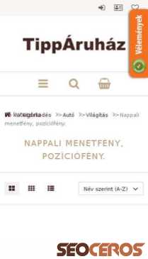 tipparuhaz.hu/spl/200572/Nappali-menetfeny-poziciofeny mobil náhľad obrázku