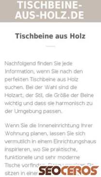 tischbeine-aus-holz.de mobil náhľad obrázku