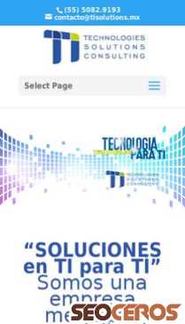 tisolutions.mx mobil förhandsvisning