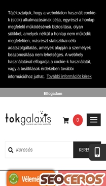 tokgalaxis.hu/telefontokok mobil Vista previa