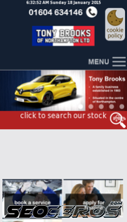 tonybrooks.co.uk mobil preview