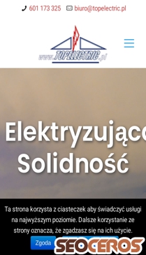 topelectric.pl mobil förhandsvisning