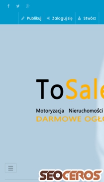 tosale.pl mobil previzualizare