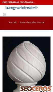 tournage-sur-bois-maitre.fr/produit/boule-descalier-tournee-type-cd01 mobil förhandsvisning