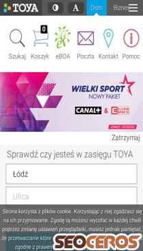 toya.net.pl mobil anteprima