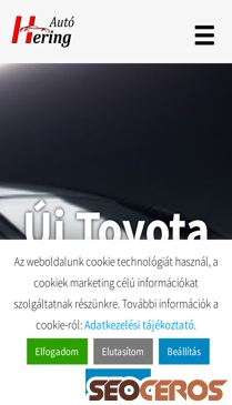 toyotahering.hu mobil előnézeti kép