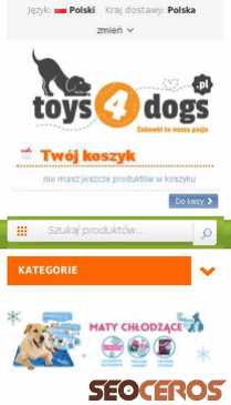 toys4dogs.pl mobil förhandsvisning