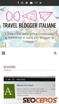travelbloggeritaliane.it mobil förhandsvisning