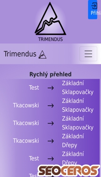 trimendus.4fan.cz mobil Vista previa
