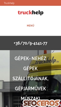 truckhelp.hu mobil előnézeti kép