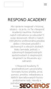 tst.respondacademy.sk/komunita-respond-academy mobil Vista previa