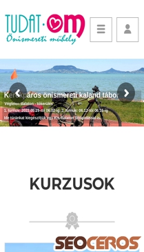 tudat-om.hu mobil előnézeti kép