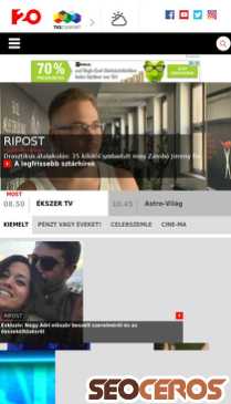tv2.hu mobil previzualizare