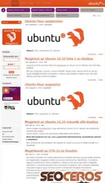 ubuntu.hu mobil vista previa