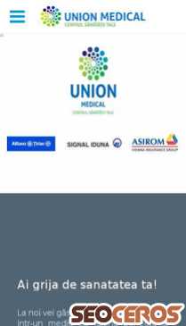 unionmedical.ro mobil preview