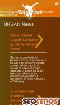 urbanplanetjump.es mobil förhandsvisning