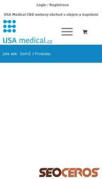 usamedical.cz/produkty mobil preview