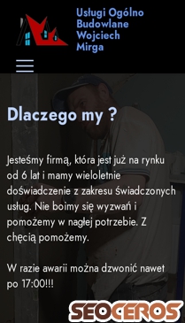 uslugiogolnobudowlane.cba.pl mobil previzualizare