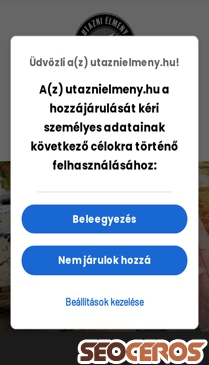 utaznielmeny.hu mobil előnézeti kép