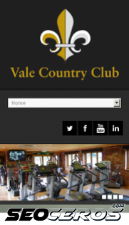 valecountryclub.co.uk mobil preview