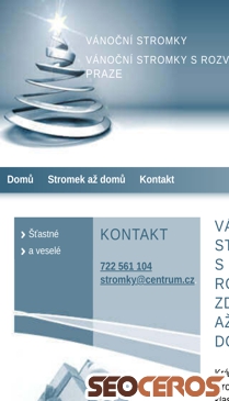vanocni-stromky-rozvoz.kvalitne.cz mobil Vista previa