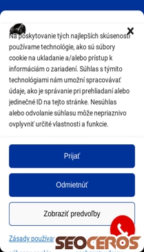 vantaxi.sk mobil preview