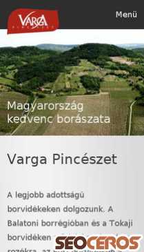 vargabor.hu mobil előnézeti kép