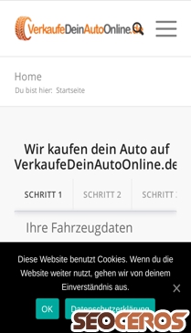 verkaufe-dein-auto-online.de mobil előnézeti kép