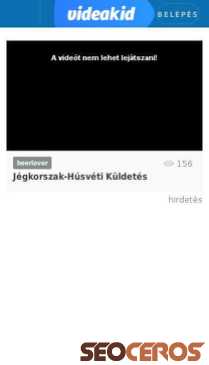 videakid.hu mobil náhled obrázku