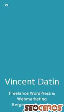 vincent-datin.com mobil obraz podglądowy