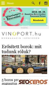 vinoport.hu mobil Vorschau