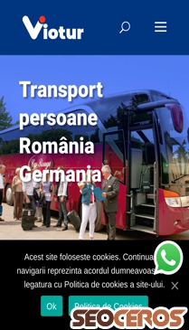 viotur.ro/transport-persoane-romania-germania mobil vista previa