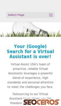virtualassistusa.com mobil vista previa