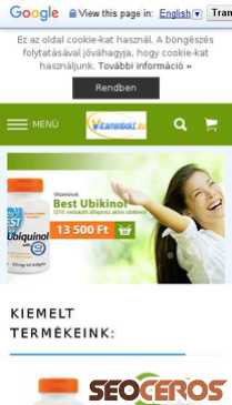 vitaminbolt.eu mobil előnézeti kép