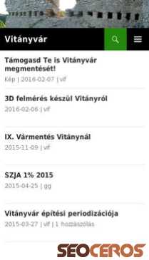 vitanyvar.hu mobil náhled obrázku