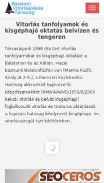 vitorlasiskola.hu mobil előnézeti kép