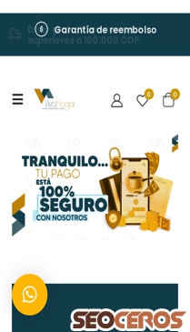 vivahogar.com.co mobil előnézeti kép