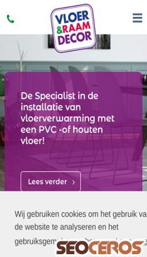 vloerenraamdecor.nl mobil preview