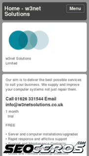 w3netsolutions.co.uk mobil preview