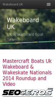 wakeboard.co.uk mobil vista previa