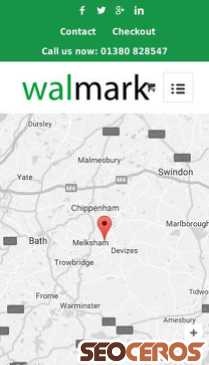 walmark.co.uk/contact mobil obraz podglądowy